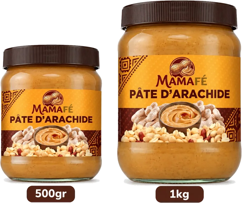 زبدة الفول السوداني Mamafé — 500 غ و1 كغ