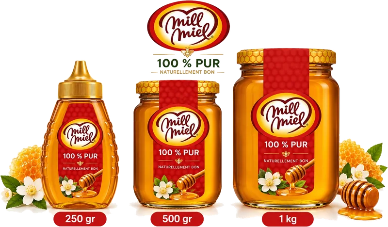 Miel de flores Mill Miel — 250 g, 500 g y 1 kg